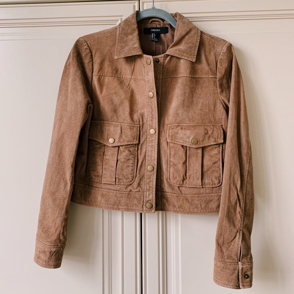 Vintage suede-like jacket